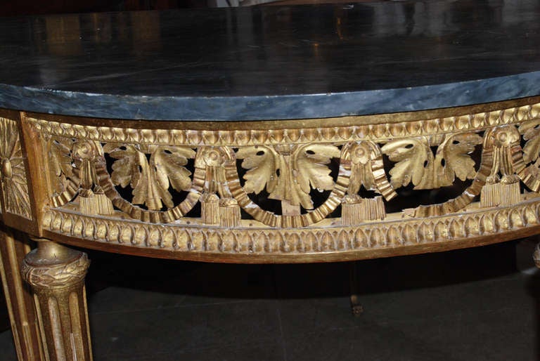 Italian 18th Century Giltwood Console For Sale
