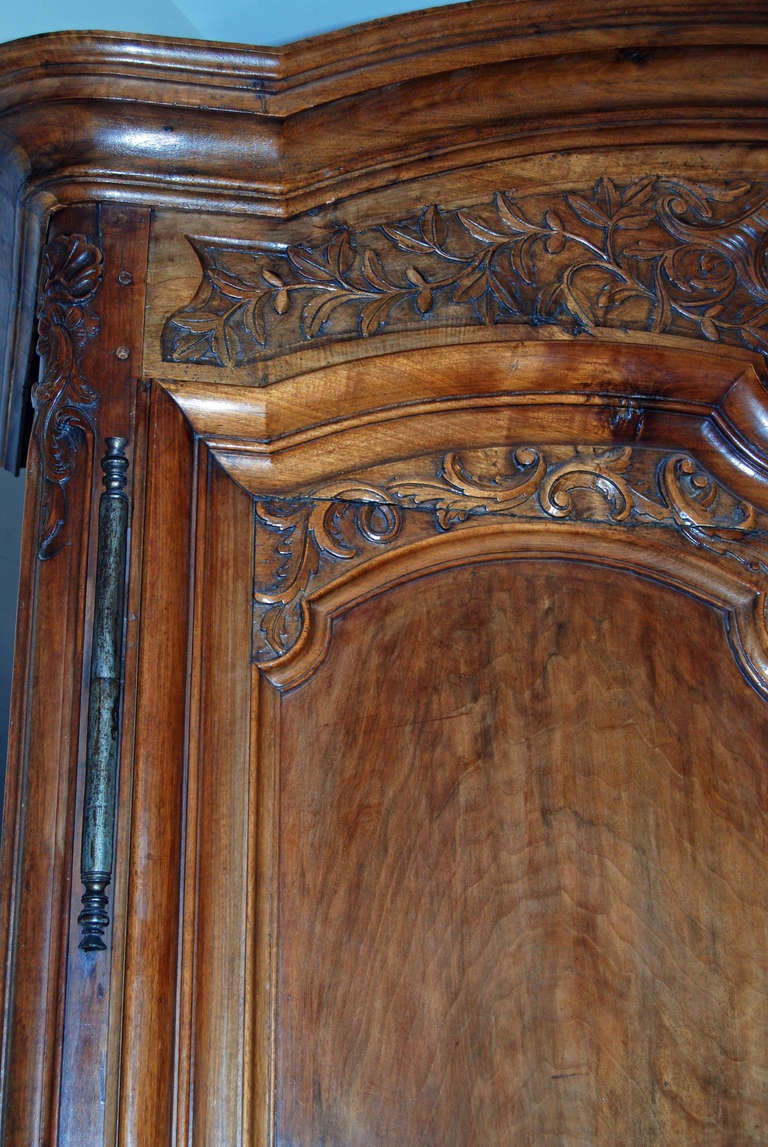 18th Century and Earlier Spectacular 18th Century Walnut Armoire