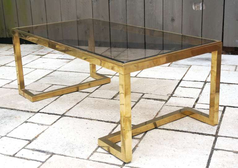 French 1960s Guy Lefevre Coffee Table For Sale