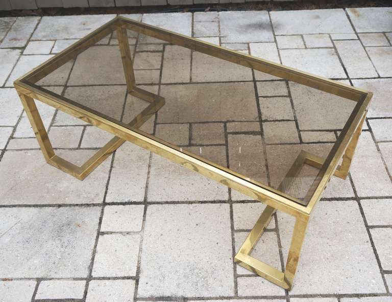 1960s Guy Lefevre Coffee Table In Good Condition For Sale In New Orleans, LA