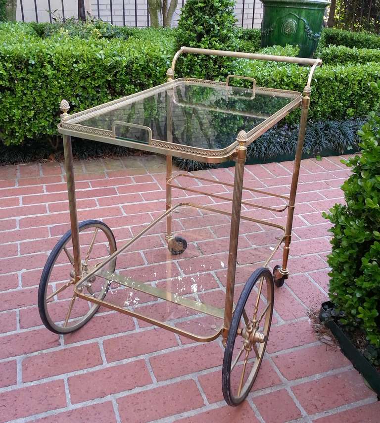 French Maison Baguès Serving Cart For Sale