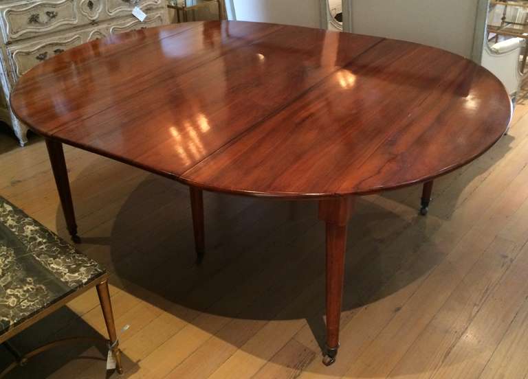 19th Century Louis XVI Style Extension Dining Table 1