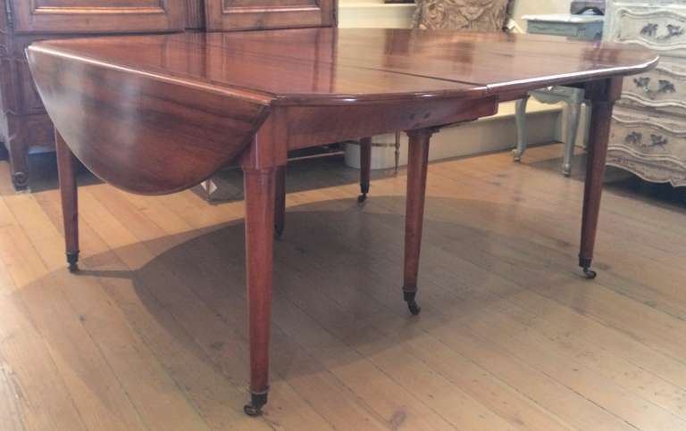 French 19th Century Louis XVI Style Extension Dining Table