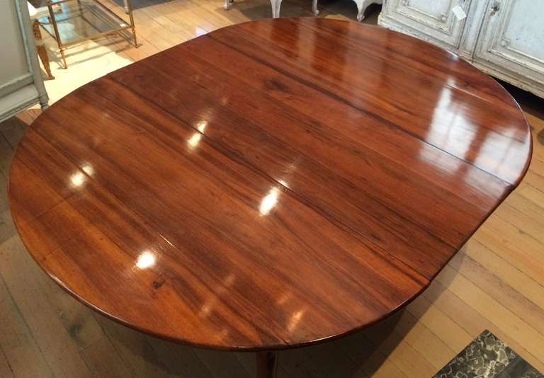 Walnut 19th Century Louis XVI Style Extension Dining Table