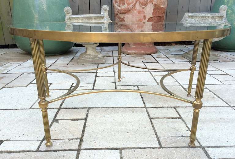 1970s Round Coffee Table In Good Condition For Sale In New Orleans, LA