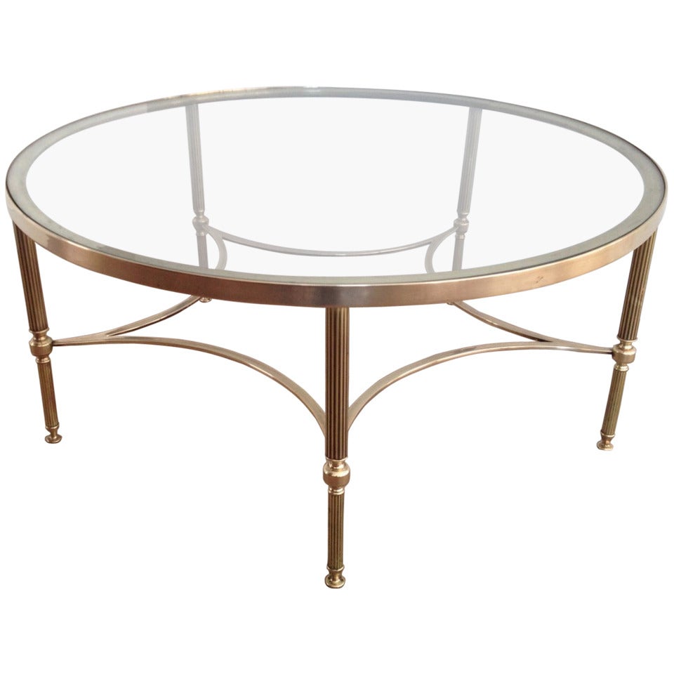 1970s Round Coffee Table For Sale