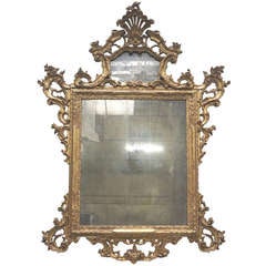 Venetian Mirror with Mercury Glass