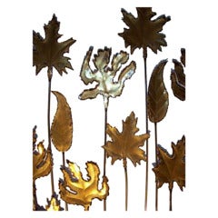 Set of Torch Cut Leaves Attributed to Curtis Jere 9
