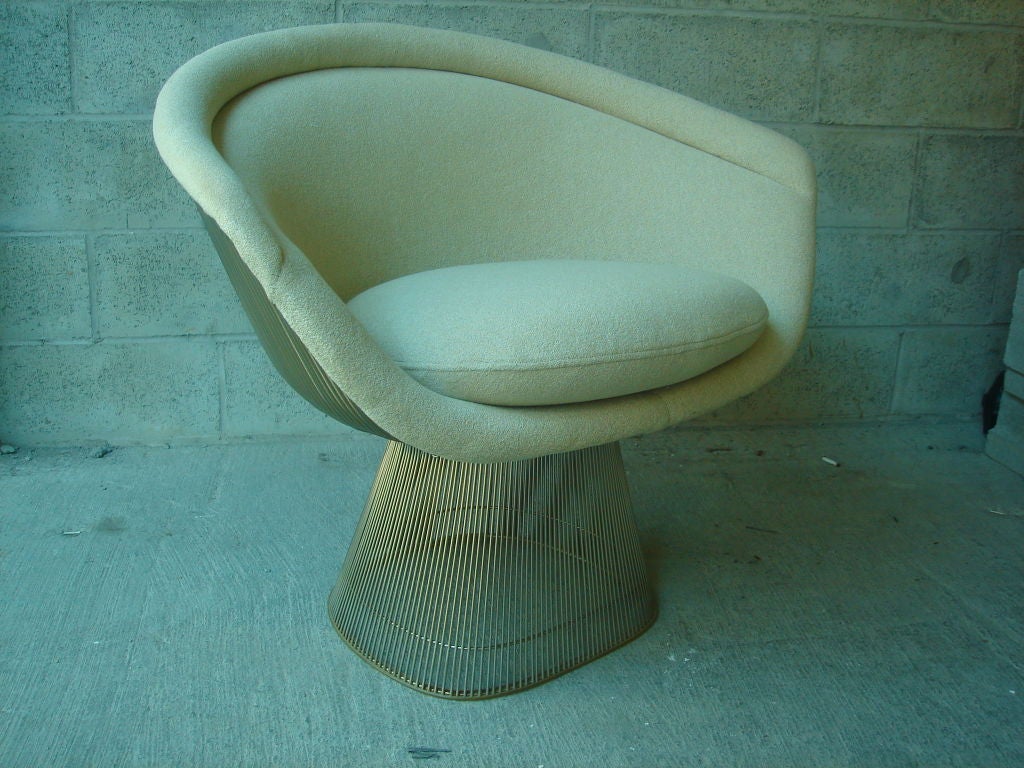 American Pair of Armchairs by Warren Platner for Knoll in COM