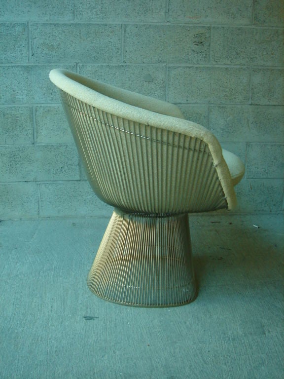 Pair of Armchairs by Warren Platner for Knoll in COM In Excellent Condition In New York, NY