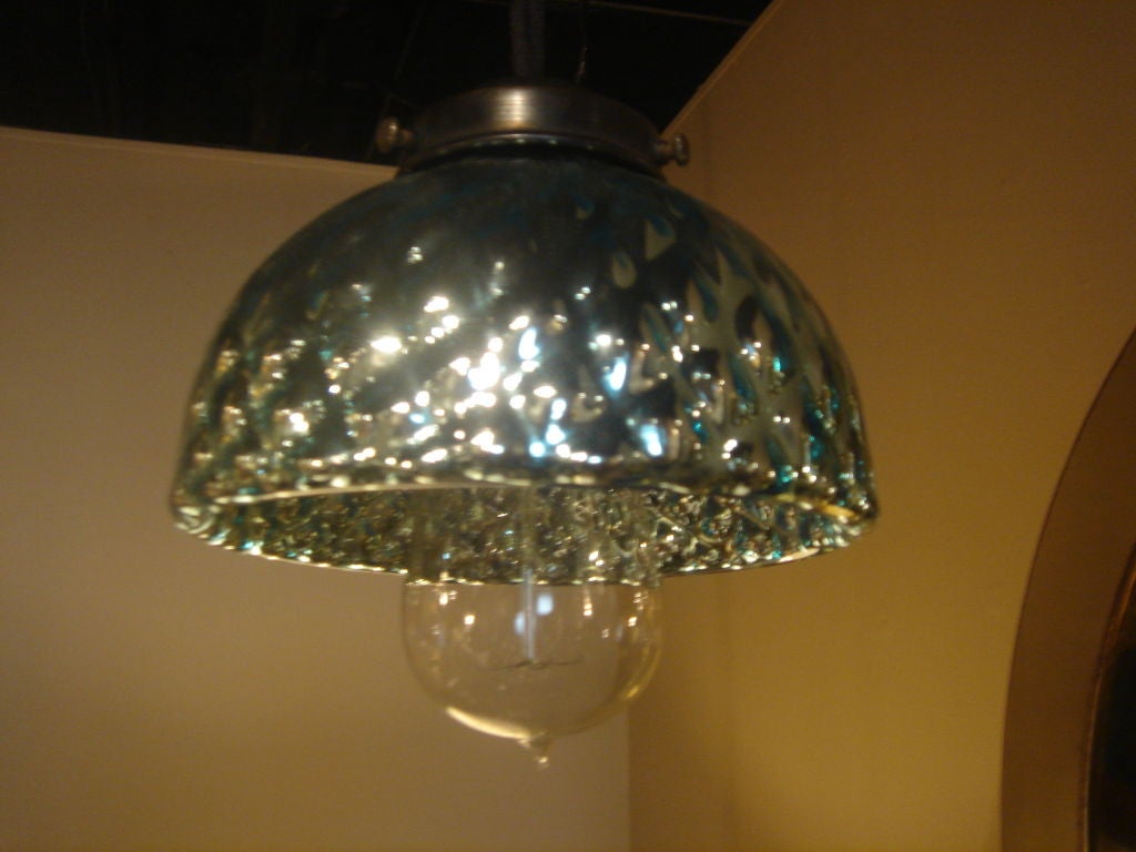 antique mercury glass pendant lights
