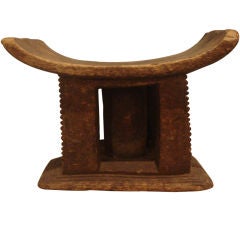Antique Early African Ashanti Stool