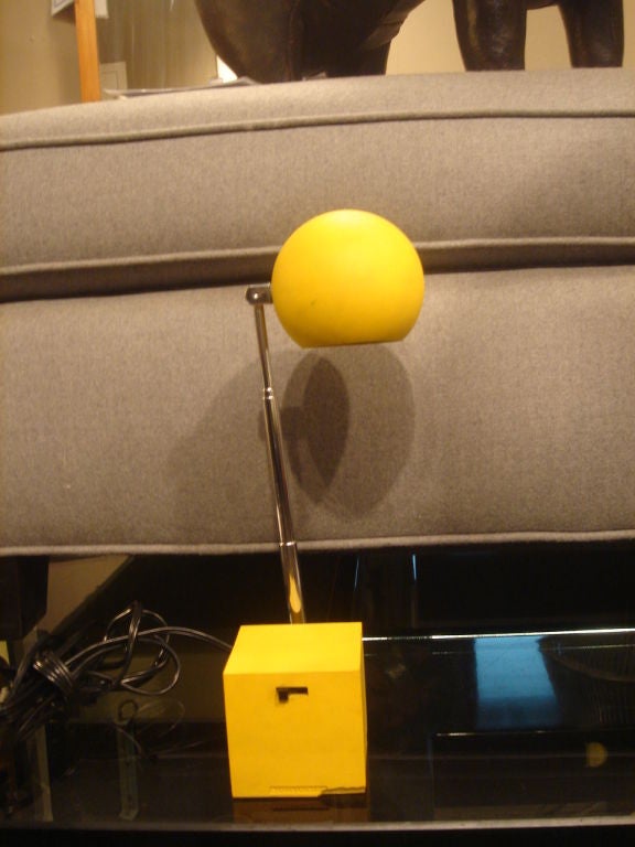 Mid-20th Century Yellow Lytegem Task Lamp by Michael Lax for Lightolier