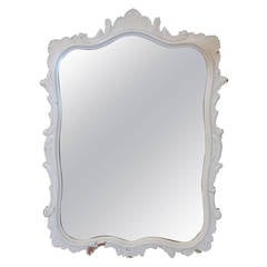 Faux Bois White Mirror 10