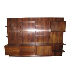Poul Cadovious Rosewood Wall Unit