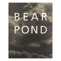 Vintage BEAR POND First Edition Photography Book by Bruce Weber