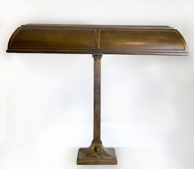 vintage bankers lamp