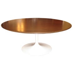 Vintage Round Tulip Coffee Table by Saarinen for Knoll