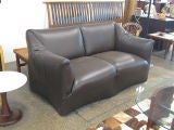Leather Two Seat Sofa by Mario Bellini