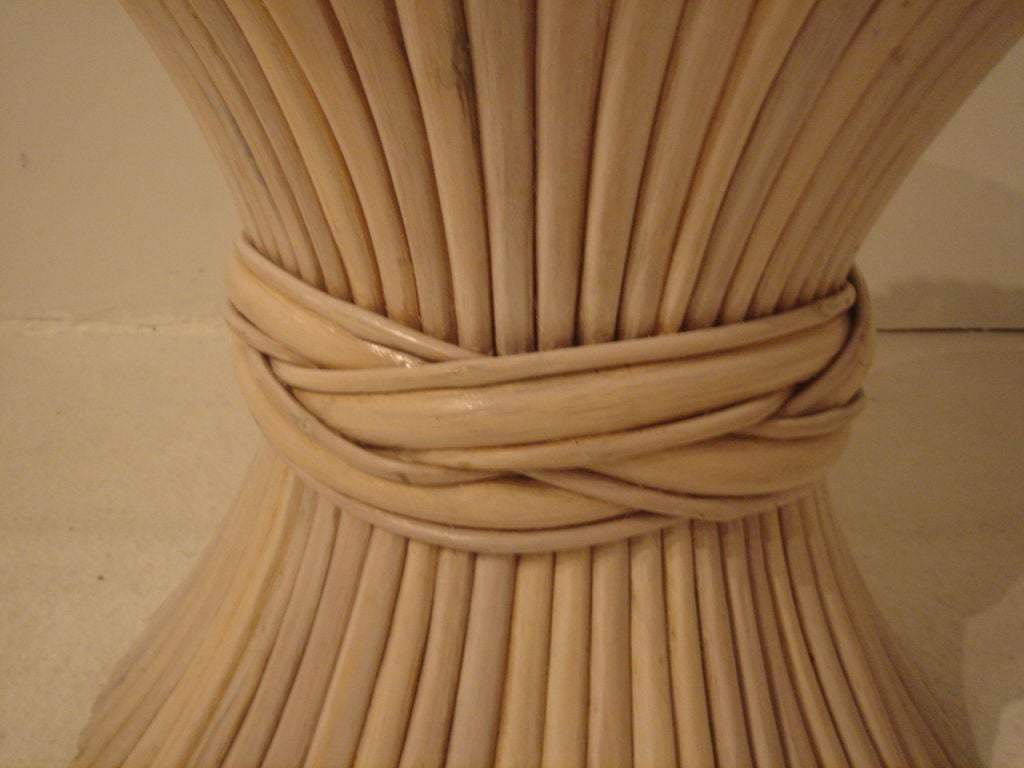 Sheaf of Wheat Side Table by McGuire 2