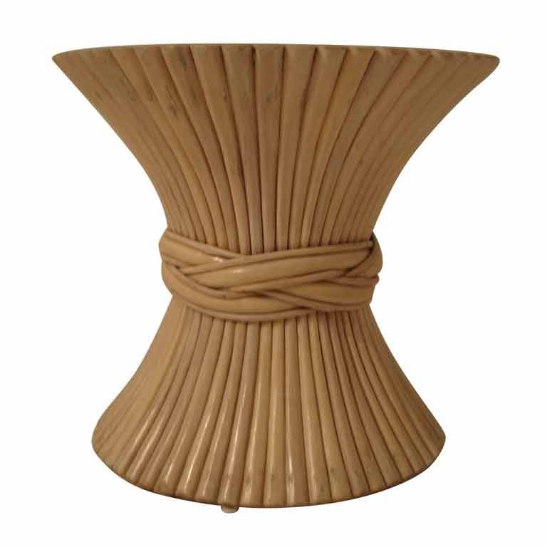 Sheaf of Wheat Side Table by McGuire