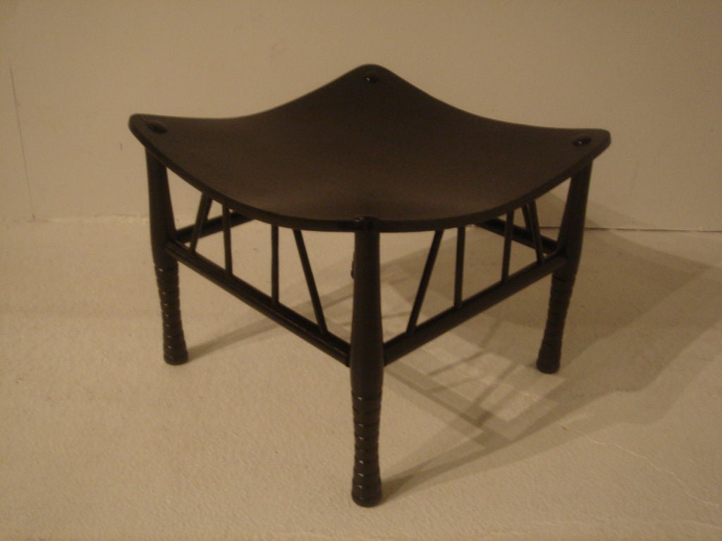 British Thebes Stool by Liberty of London in Ebony