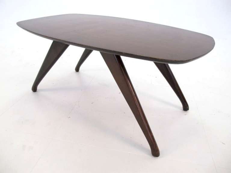 Mid-Century Modern 1950s Modernist Coffee Table For Sale
