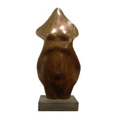 Bronze Nude Female Form Sculpture by Andrew Carniel