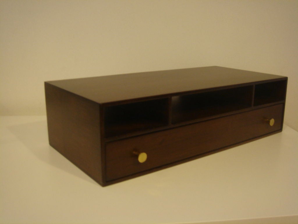 Mid-20th Century Walnut Valet / Desk Box by Paul Frankl