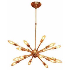 Vintage Sputnik Chandelier in Custom Size & Finish