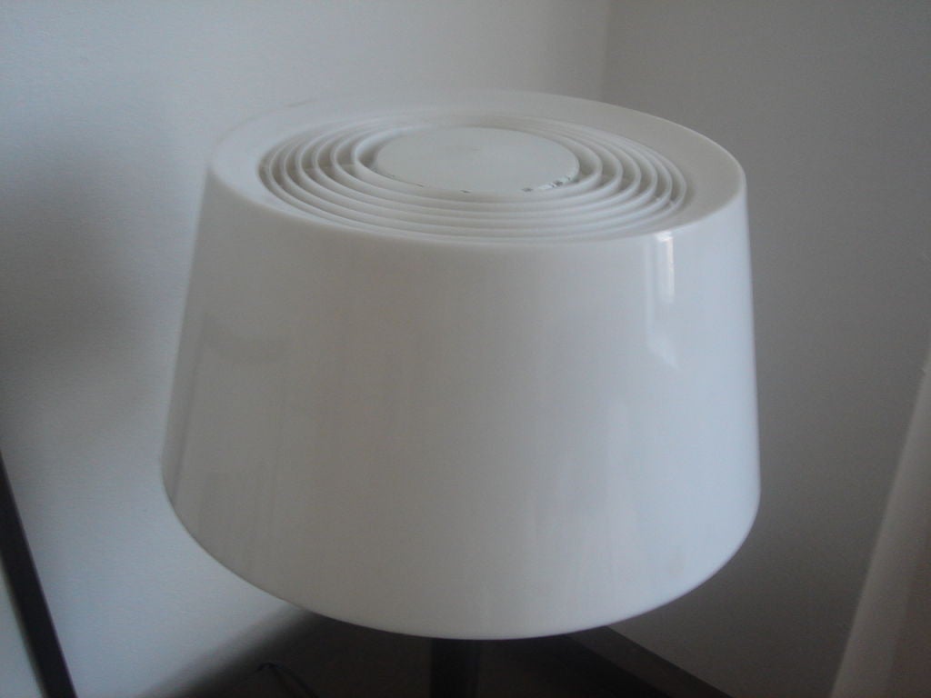 American Black & White Table Lamp by Gerald Thurston for Lightolier