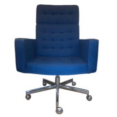 Rare Tall Back Desk Chair by Vincent Cafiero for Knoll