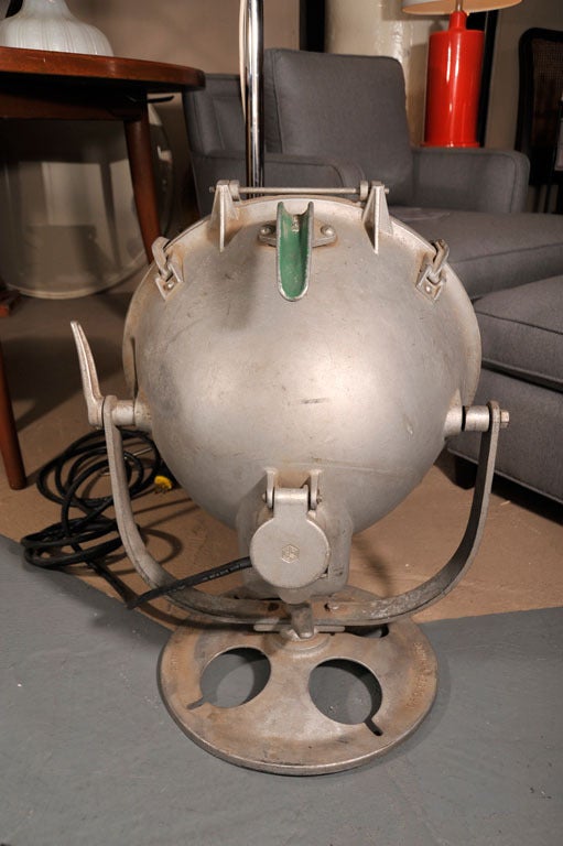 American Vintage Nautical Search Light by Crouse Hinds For Sale