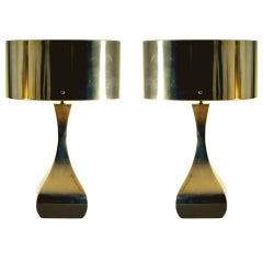 Pair of Melrose III Brass Table Lamp 8
