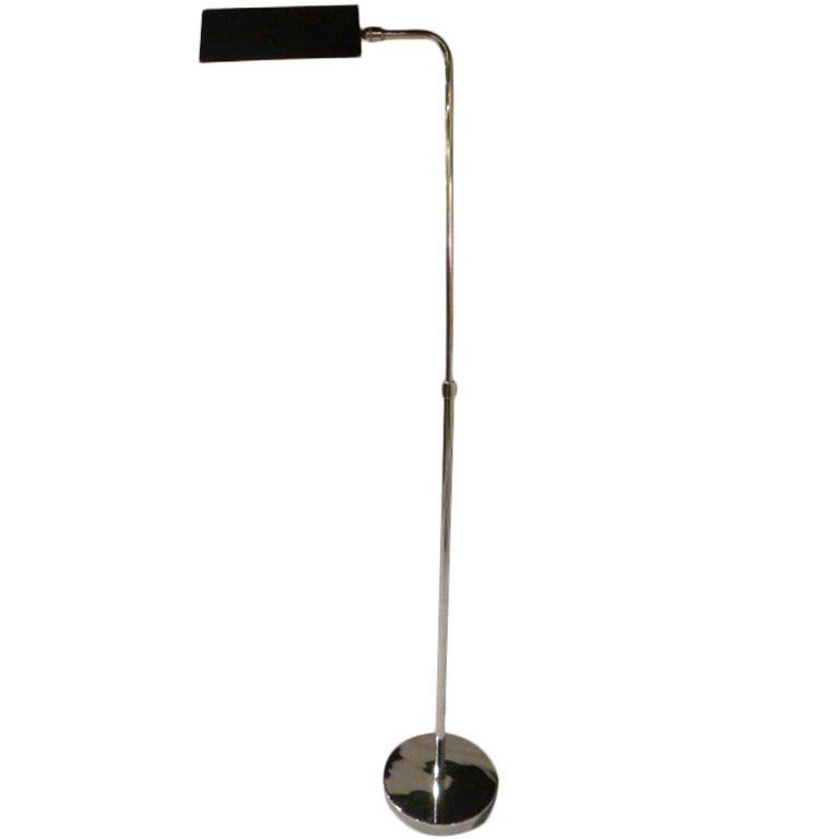 Chrome Adjustable Reading Lamp