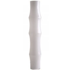 Murano Tall White Glass Table 12