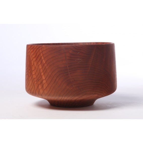 Hand-Turned Redwood Burl Bowl by Phil Gautreau
