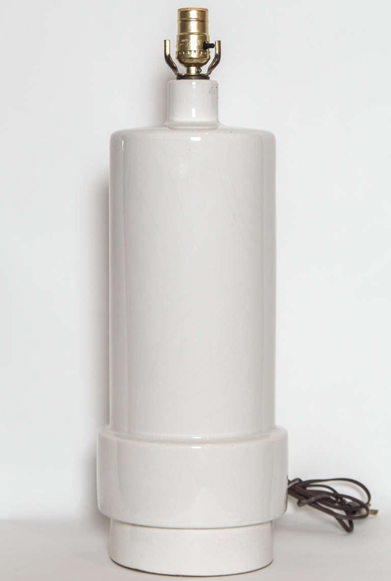 1960s Stepped-Base Ceramic Table Lamps, Priced Individually