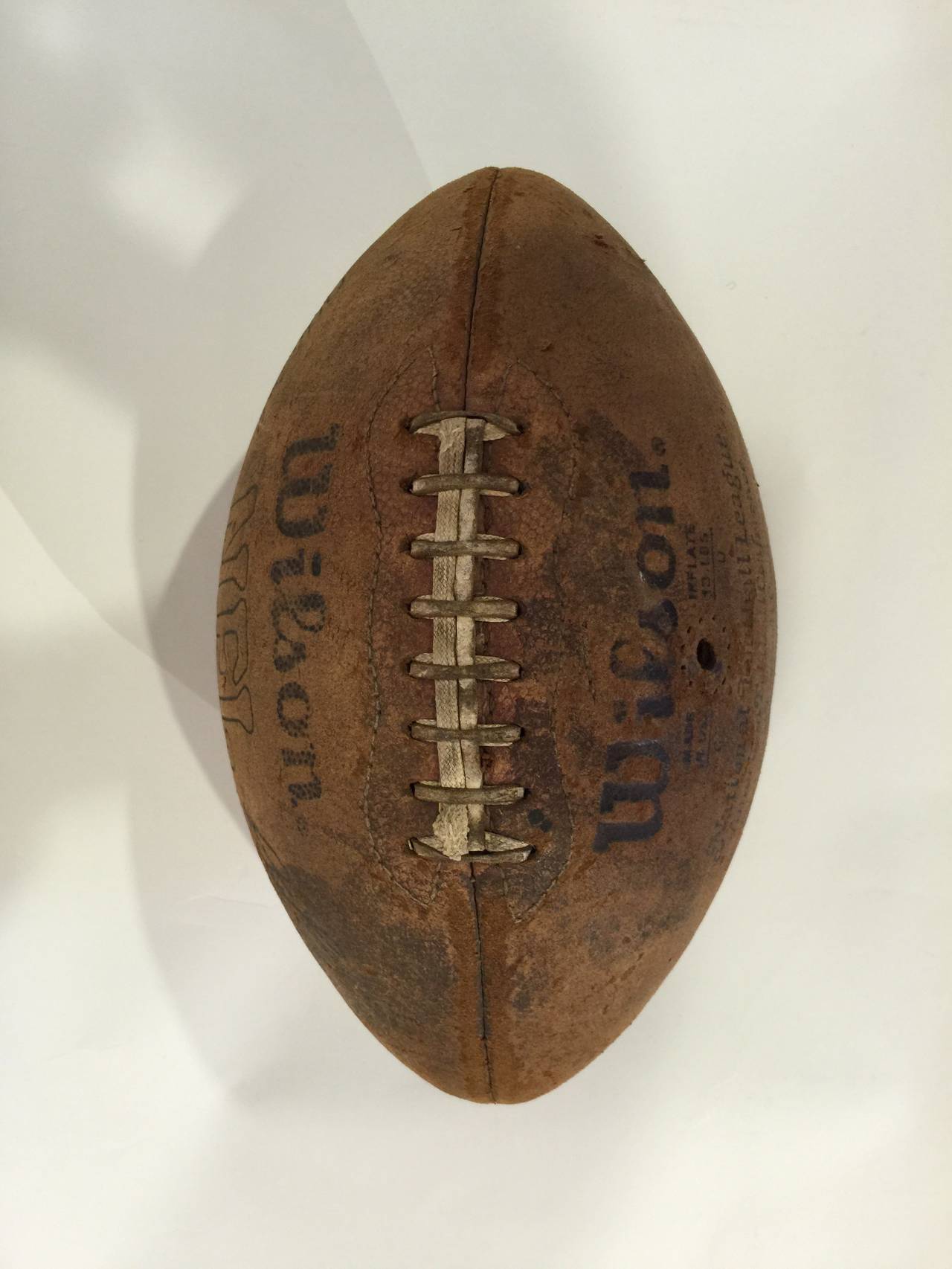 Vintage Pigskin Football by Wilson For Sale at 1stdibs