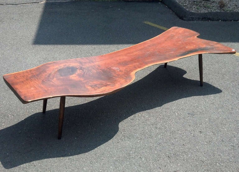 Monumental Roy Sheldon Free Edge Cocktail/Coffee Table