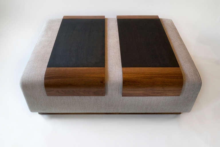 American Obi Ottoman with Single Tray