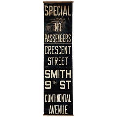 Vintage New York Subway Sign