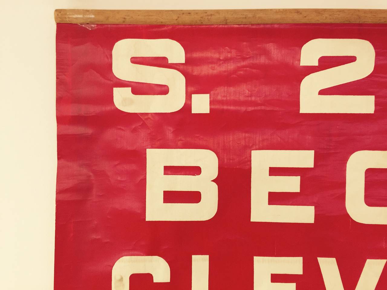 Vintage Midwest Bus Sign