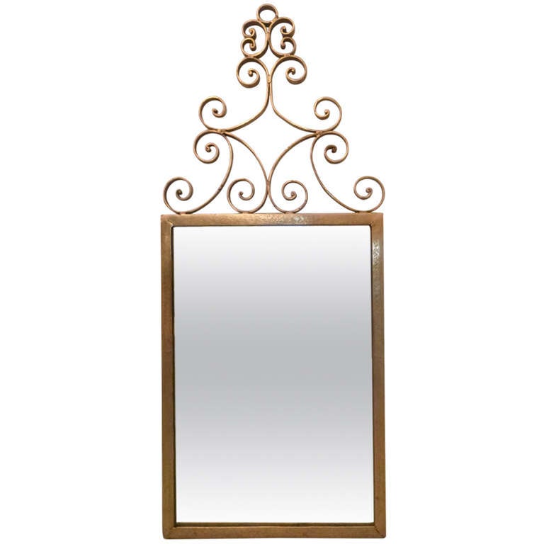 Gilt Scroll Mirror