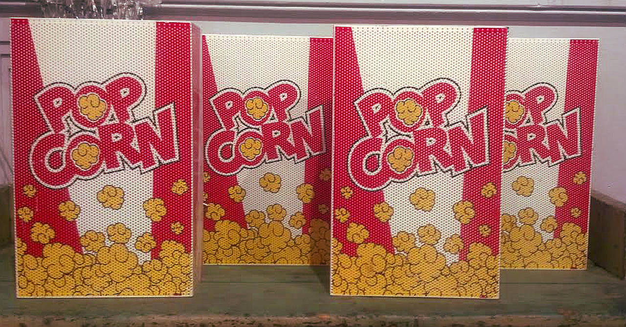 popcorn wall sconces