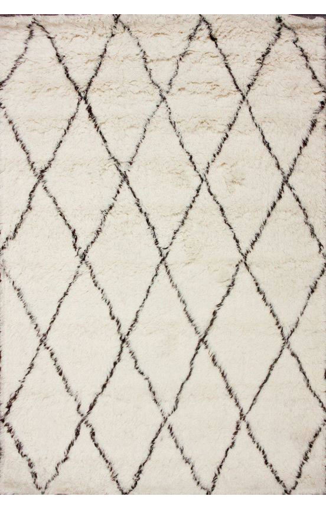 Moroccan Beni Ourain style Wool Rug