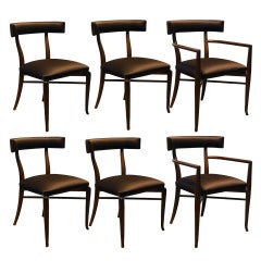 Set of 6 Dining Chairs by T.H. Robsjohn-Gibbings