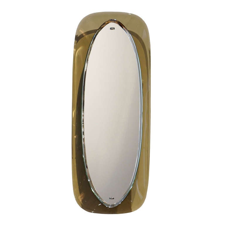 Amber Framed Italian Mirror