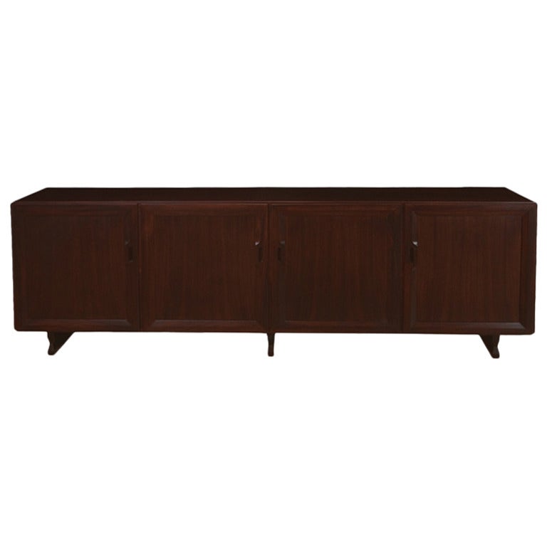 East Indian Rosewood Cabinet by Franco Albini for Poggi