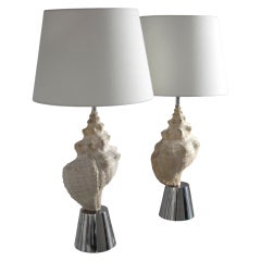 Retro Pair of Table Lamps by John Vesey